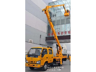 Car type folding arm aerial vehicle