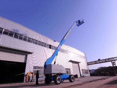 Self propelled straight arm aerial vehicle rental